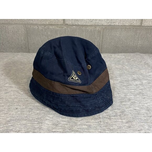 Scouts Canada Bucket Hat Adult Size Large Causal Navy Blue - Picture 1 of 8